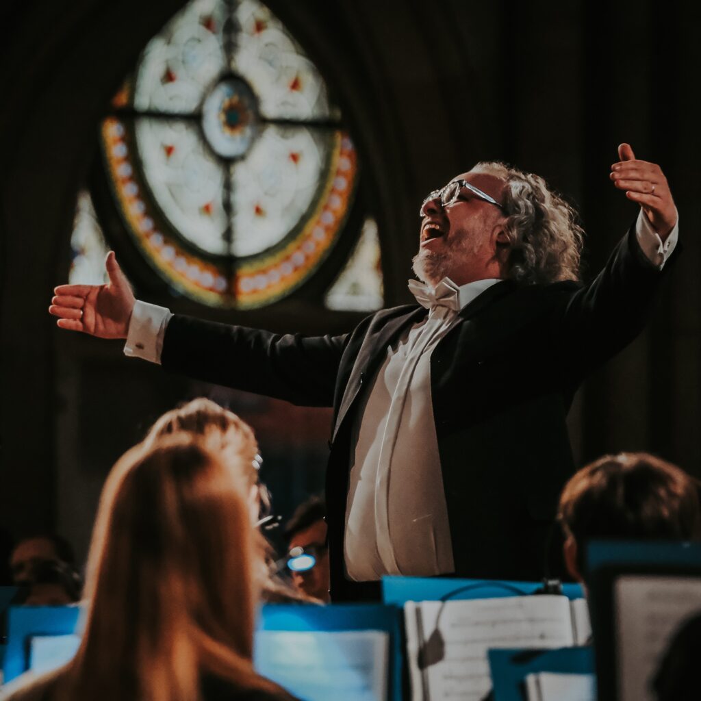 Norman Grüneberg, Dirigent der Harmonia Leipzig