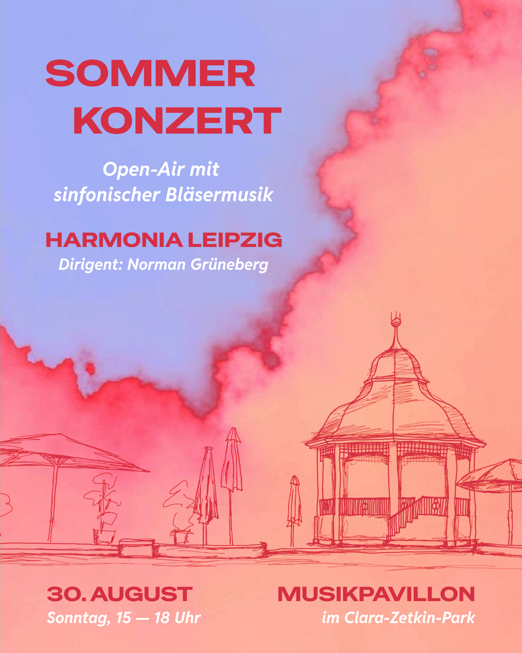 Konzert im Musikpavillon am 30. August 2026